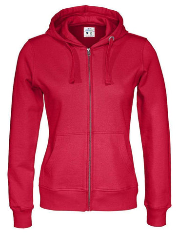 Cottover Damen Hoodie mit Reissverschluss