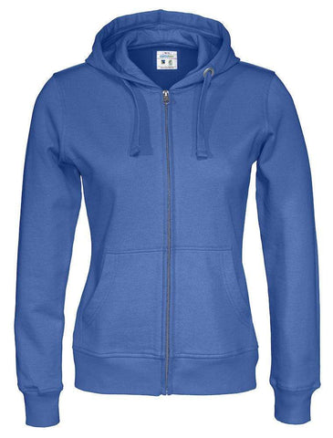 Cottover Damen Hoodie mit Reissverschluss