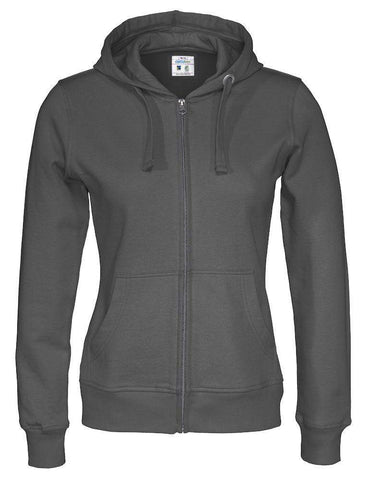 Cottover Damen Hoodie mit Reissverschluss