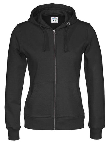 Cottover Damen Hoodie mit Reissverschluss