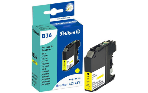 Pelikan Tinte Brother LC-123Y Yellow