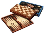 Schach-Backgammon-Dame-Set - Feld 43 mm - magnetisch