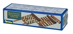 Reise-Schach-Backgammon-Dame-Set - Kunstleder