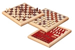 Schach-Dame-Set - Holzbox