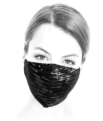 Seren Pailletten Fashion Maske – Waschbar & Wiederverwendbar