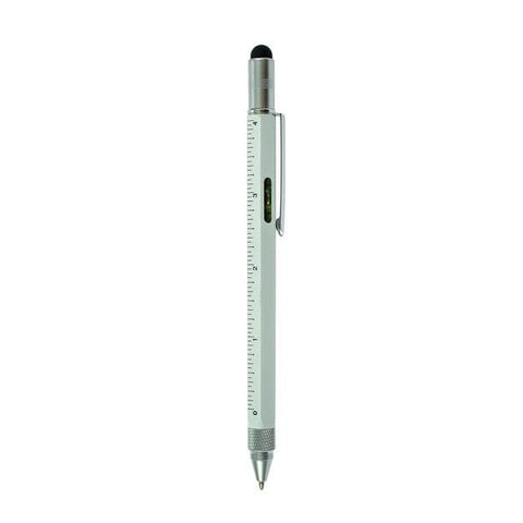 Workman's Multi Tool 8-in-1 Konstruktionsstift – Messing, Wasserwaage & Touch