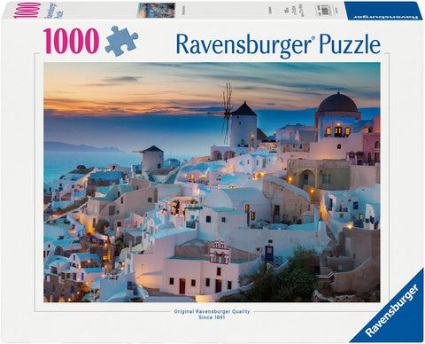 Puzzle Abend in Santorini