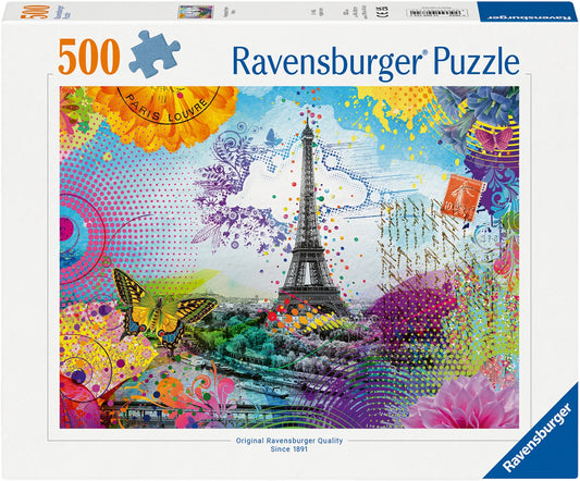 Puzzle Postkarte aus Paris