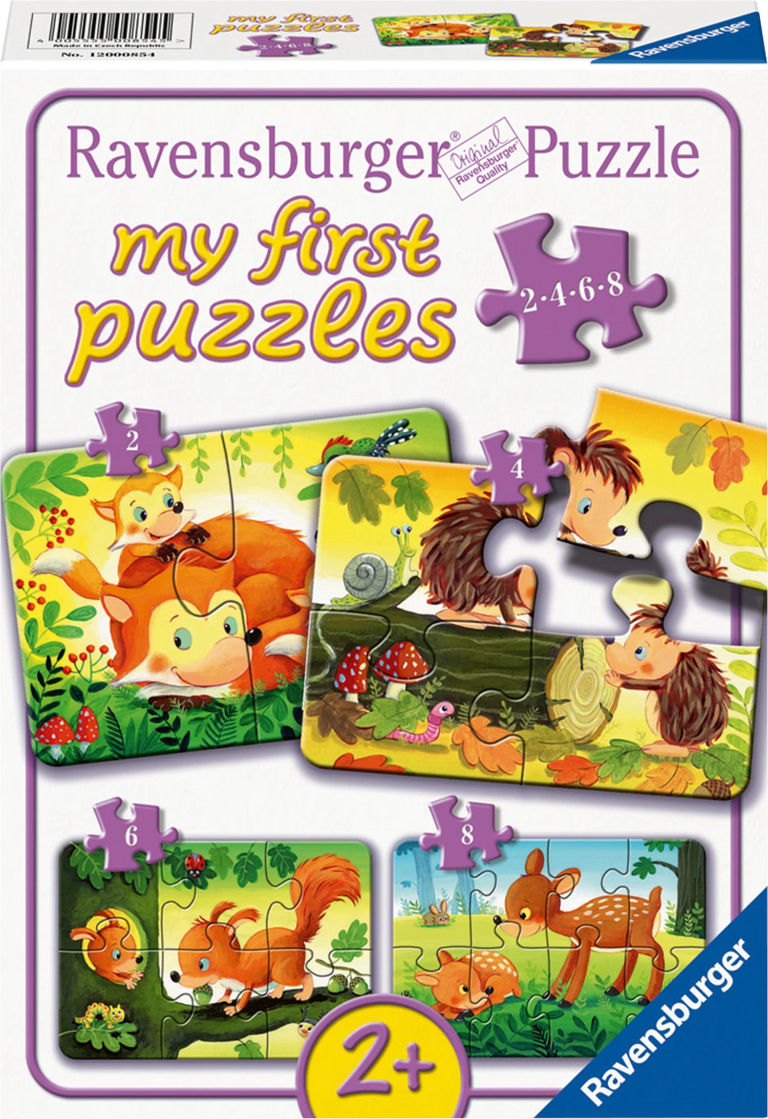 Puzzle Kleine Tierfamilen