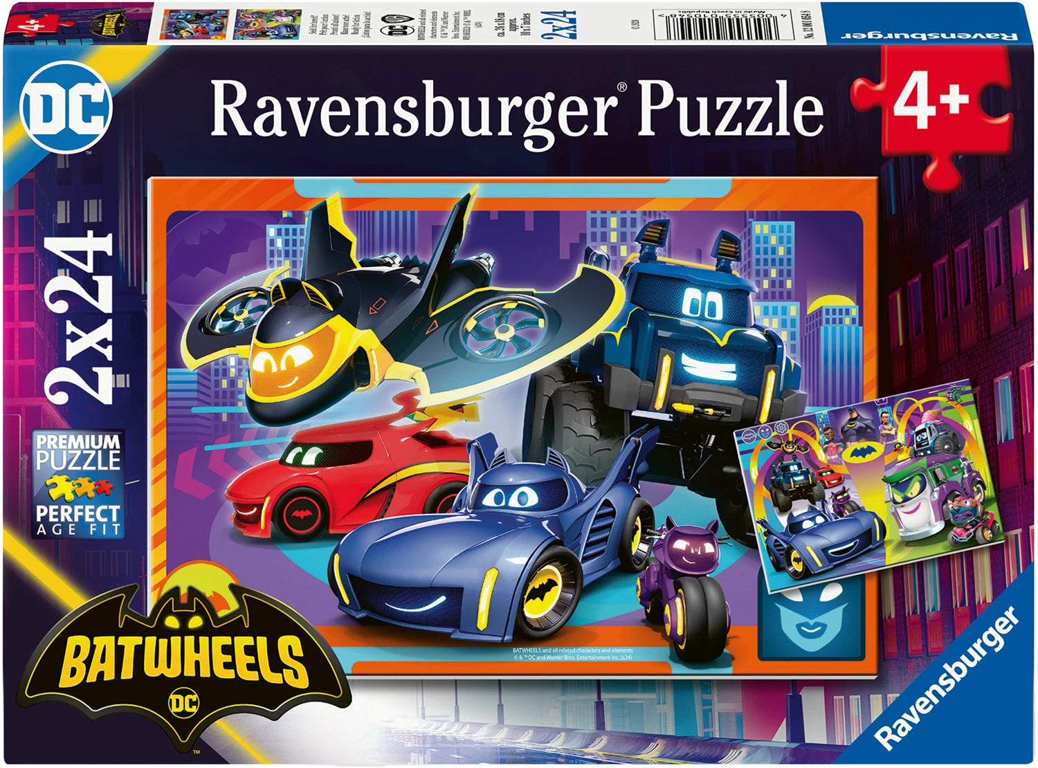 Puzzle DC Batwheels 2x24