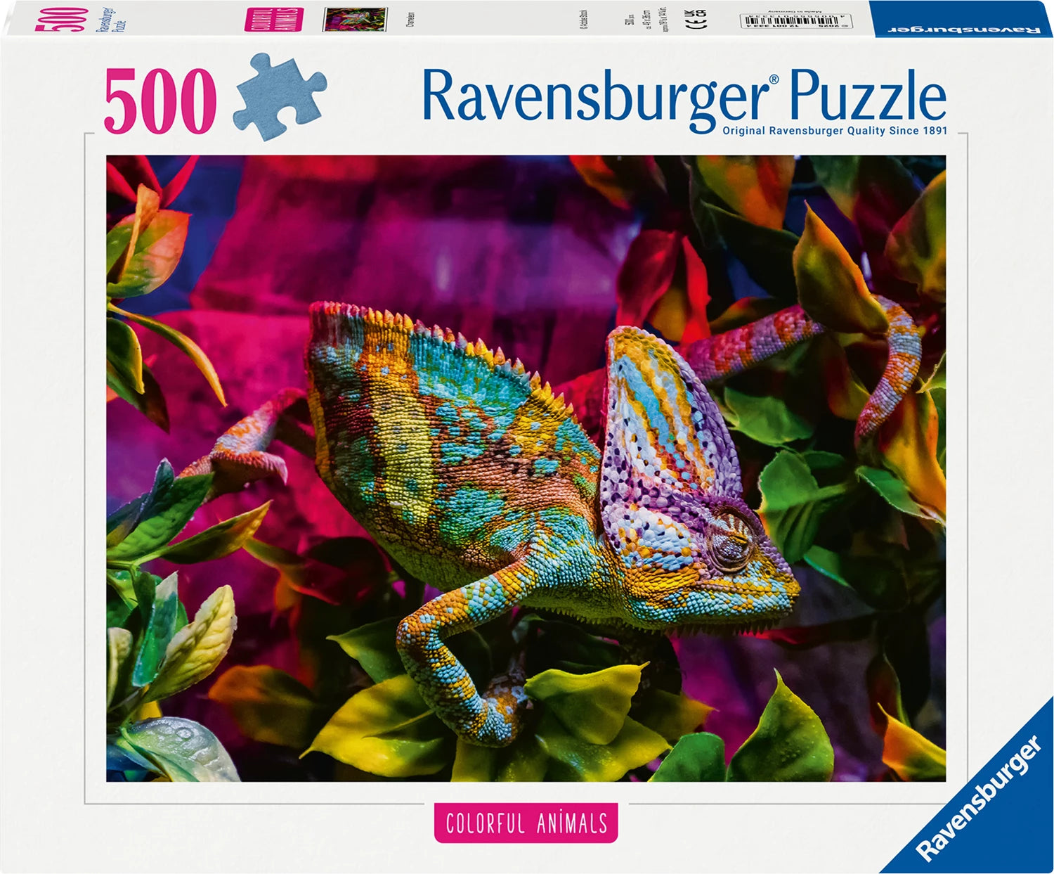 Puzzle Chamäleon Color Animals,