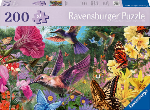 Puzzle Kolibris + Schmetterlinge