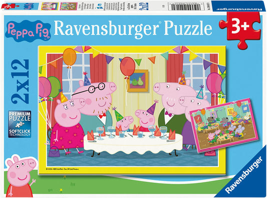 Puzzle Peppa Pig 2x12 Teile