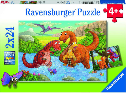 Puzzle Spielende Dinos