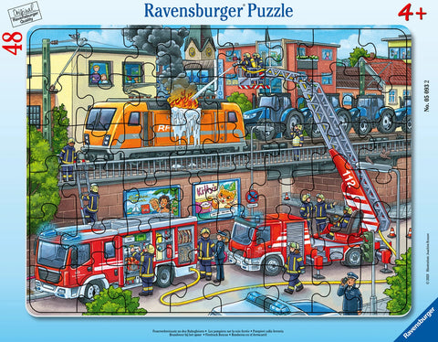 Puzzle Feuerwehreinsatz an