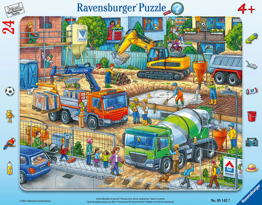 Puzzle Auf der Baustelle ist