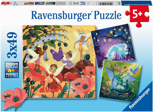 Puzzle Einhorn, Drache und