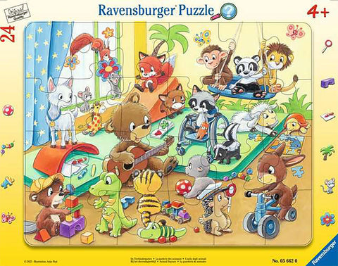 Puzzle Im Tierkindergarten