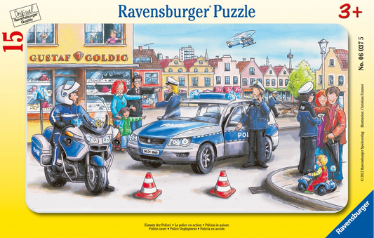 Puzzle Einsatz der Polizei