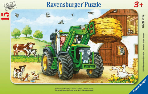 Puzzle Traktor a.d.Bauernhof