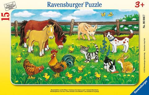 Puzzle Bauernhoftiere