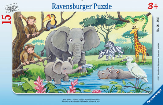 Puzzle Tiere Afrikas