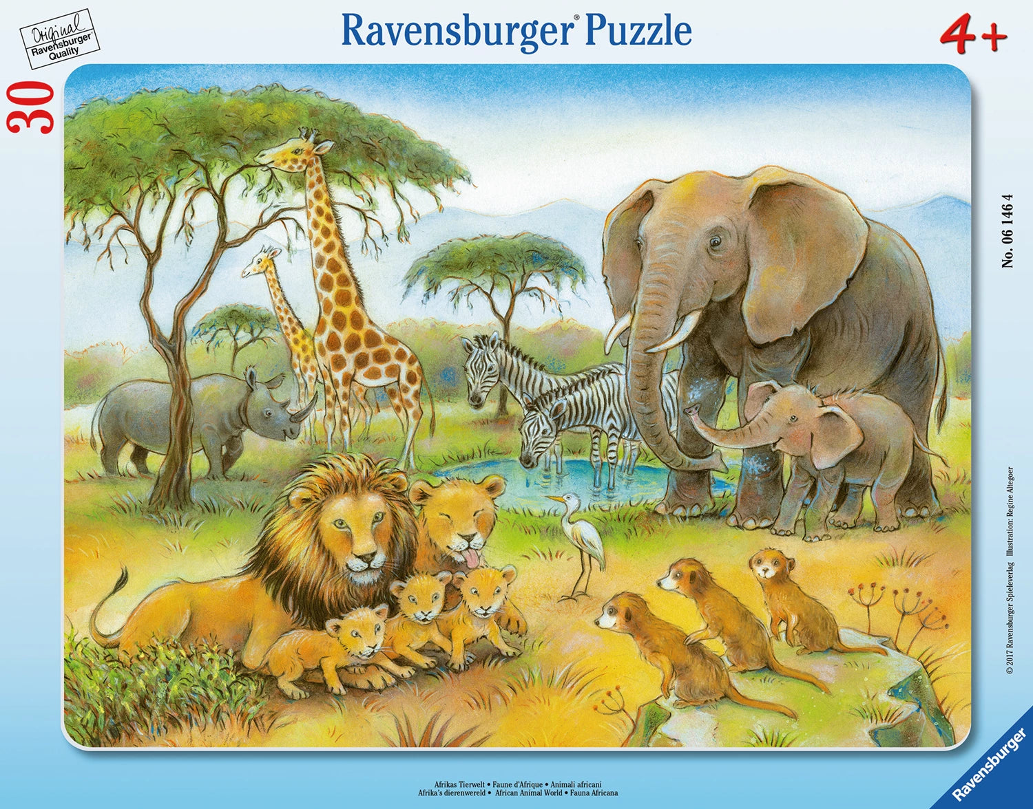 Puzzle Afrikas Tierwelt