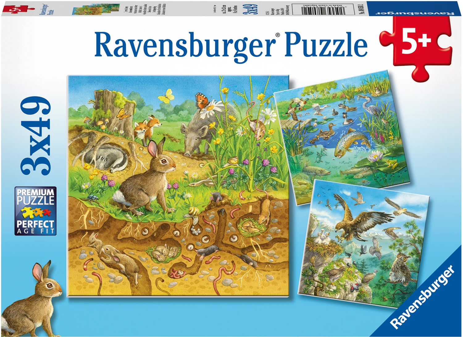 Puzzle Tiere in ihren