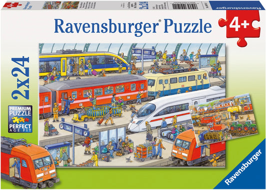 Puzzle Trubel am Bahnhof