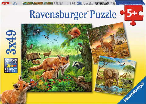 Puzzle Tiere der Erde