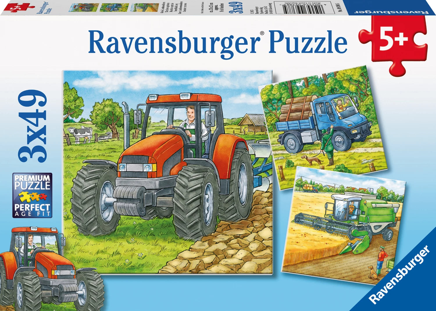 Puzzle Grosse Landmaschinen