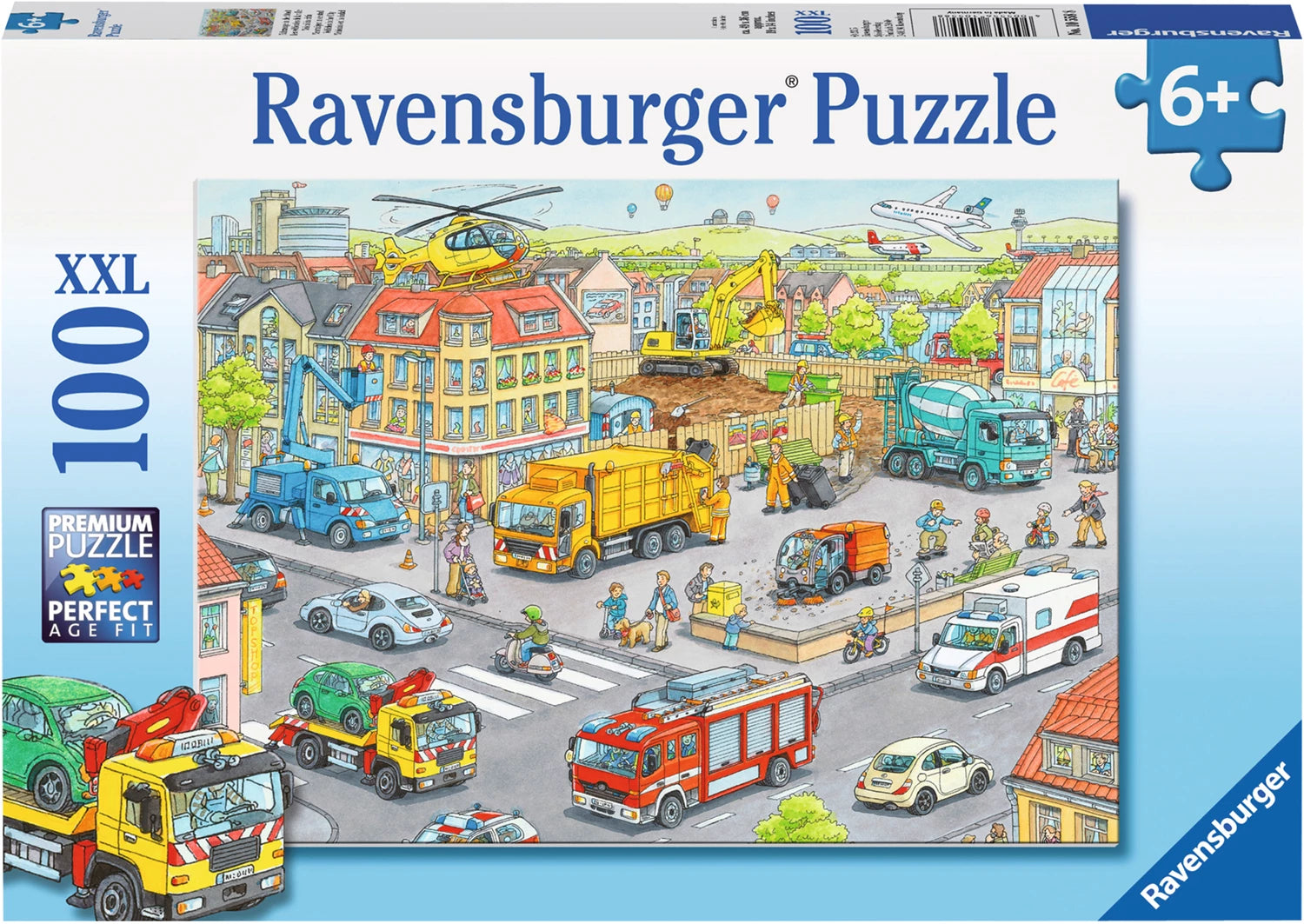 Puzzle Fahrzeuge in der Stadt