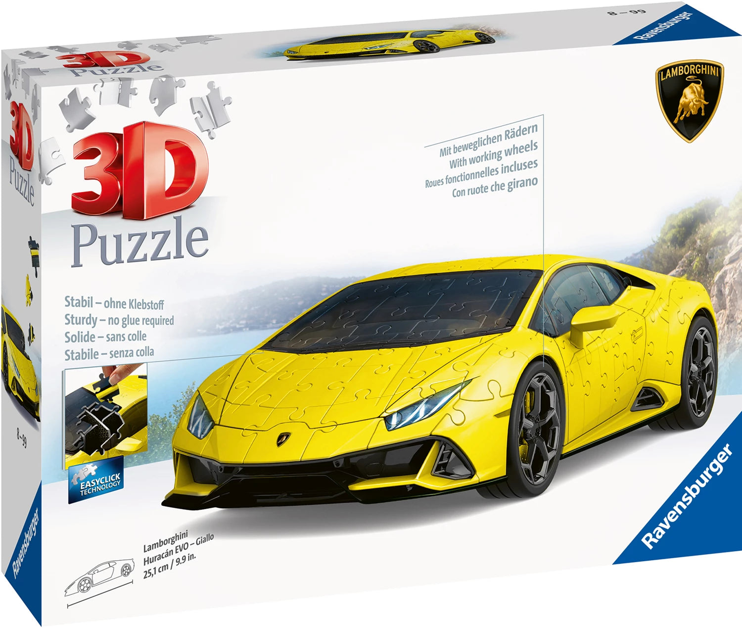 Puzzle 3D Lamborghini Giallo