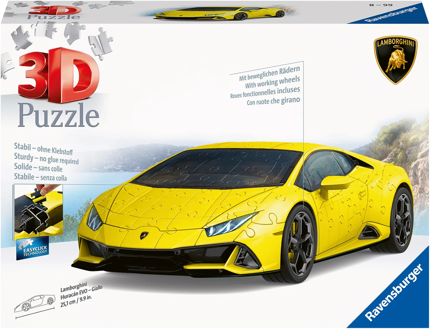 Puzzle 3D Lamborghini Giallo