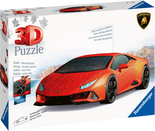 Puzzle 3D Lamborghini Arancio