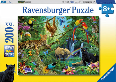 Puzzle Tiere im Dschungel