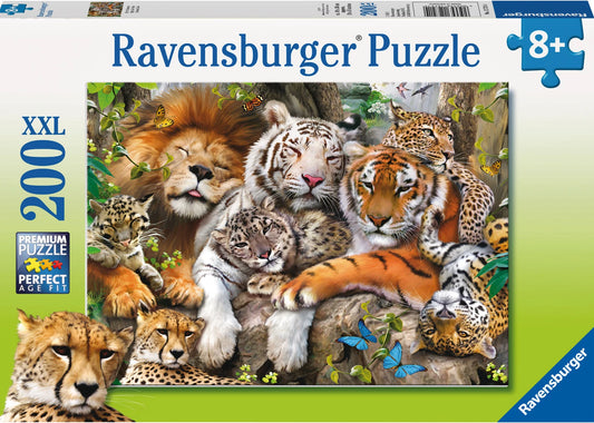 Puzzle Schmusende Raubkatzen