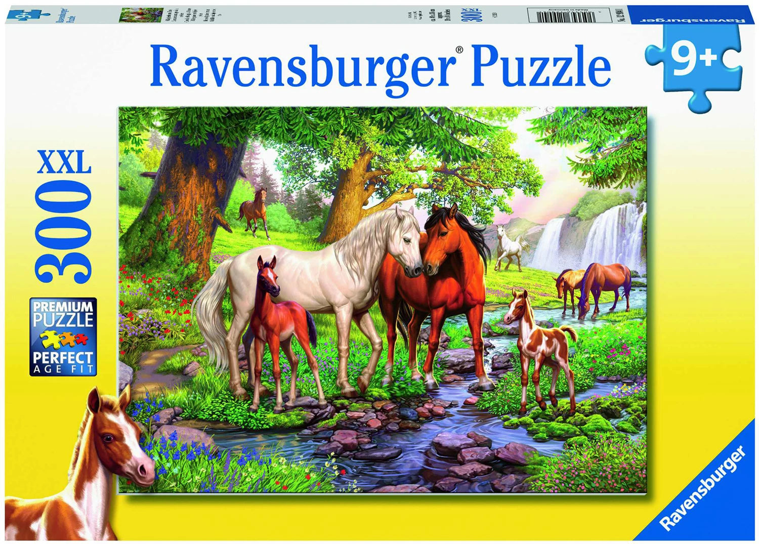 Puzzle Wildpferde am Fluss