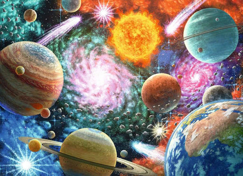 Puzzle Sterne und Planeten