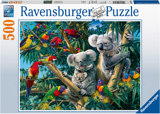 Puzzle Koalas im Baum