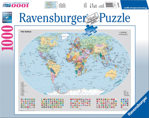 Puzzle Politische Weltkarte