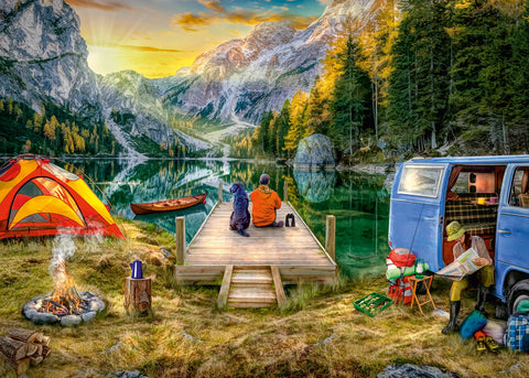 Puzzle Campingurlaub