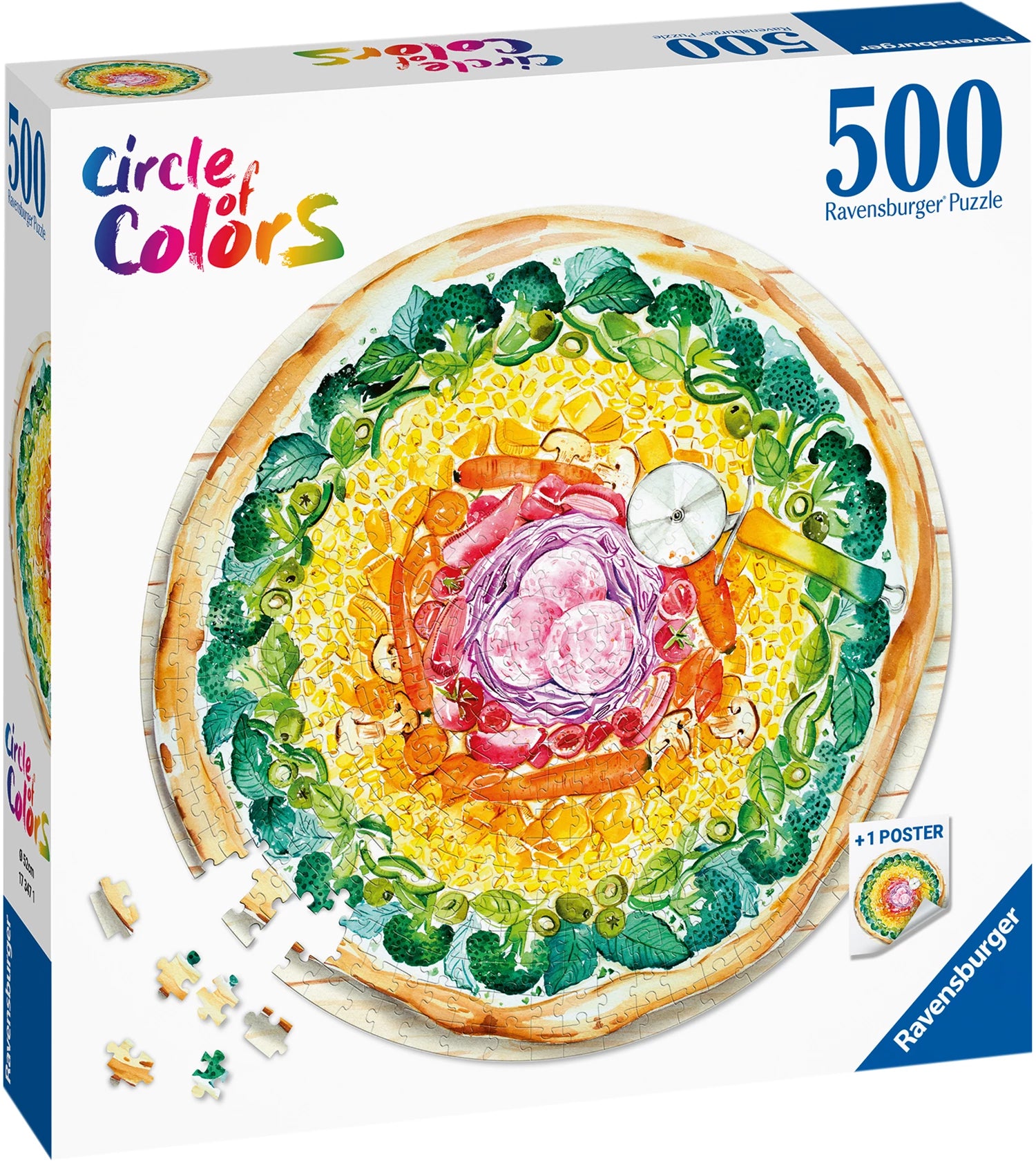 Puzzle Circle of Colors Pizza