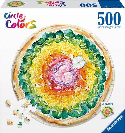 Puzzle Circle of Colors Pizza