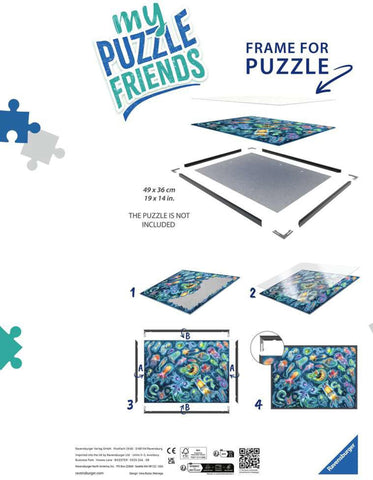 Puzzle Rahmen schwarz 1000 Teile