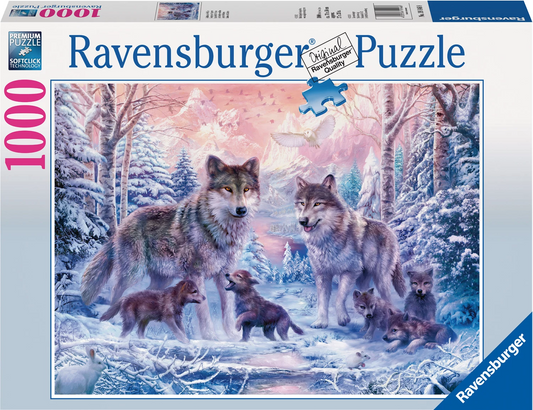 Puzzle Arktische Wölfe