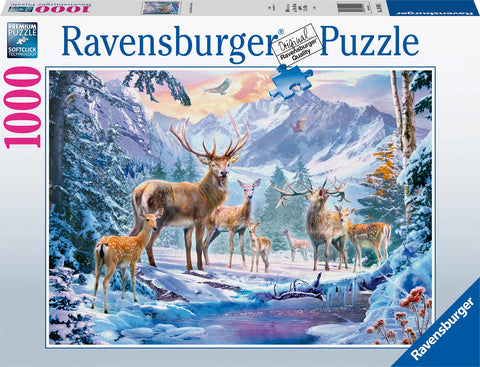 Puzzle Rehe und Hirsche im