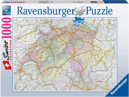 Puzzle Schweizerkarte