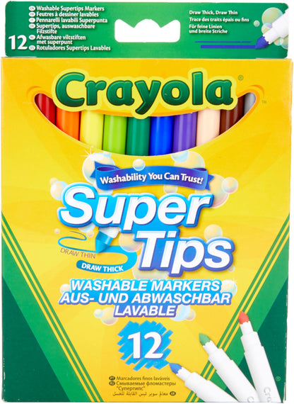 12 Supertips Filzstifte