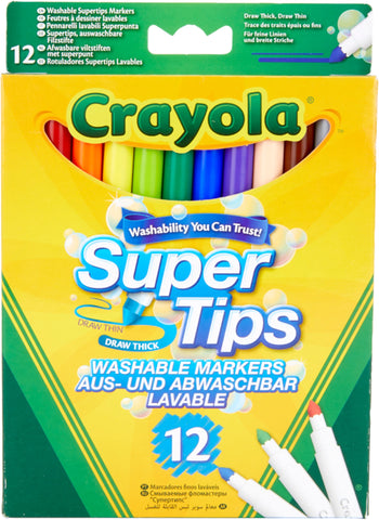 12 Supertips Filzstifte